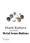 Round Shape High Shine 22L 24L Silver Shank Buttons